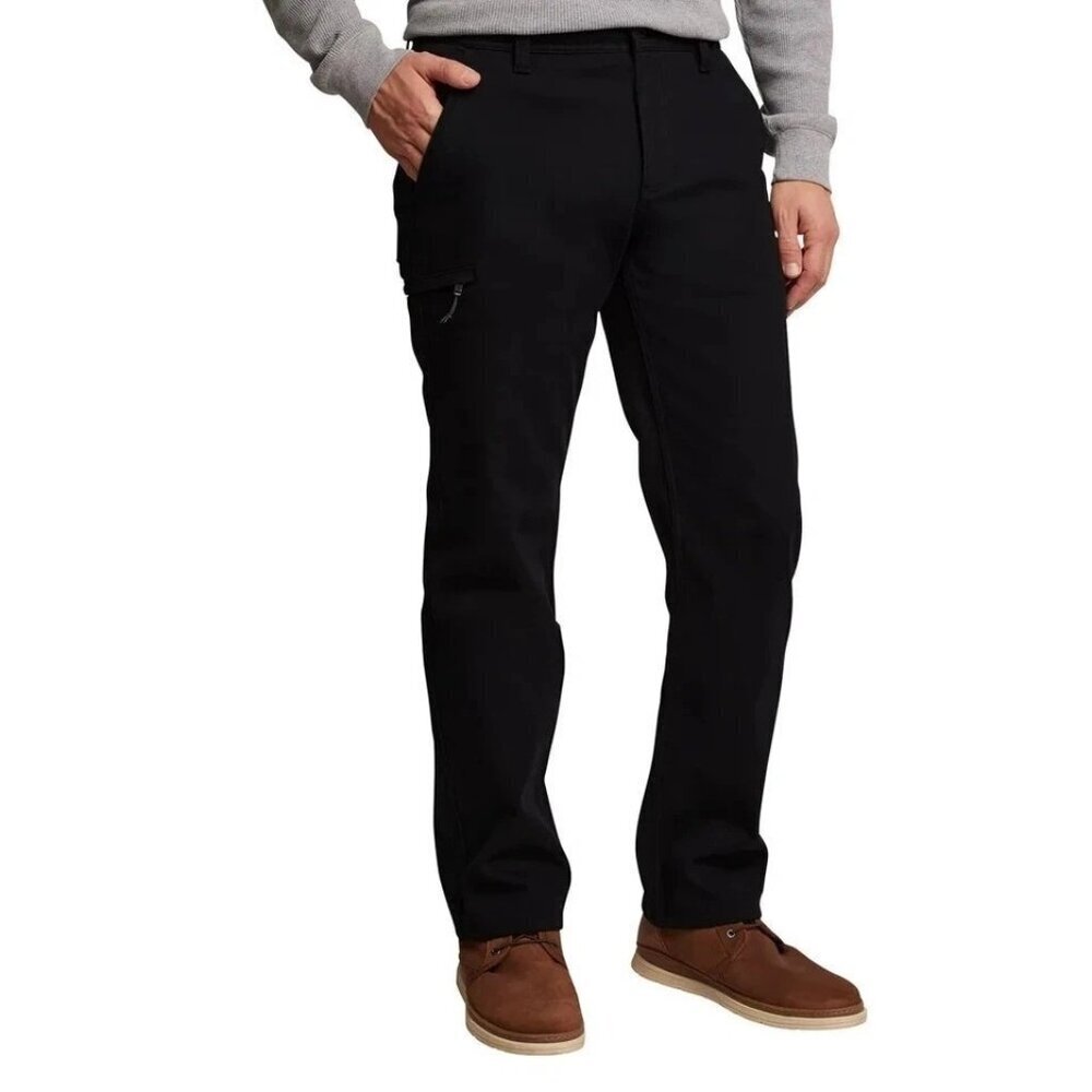 Weatherproof Vintage Canvas Cargo Work Pants Men's 34x29 Black M0824